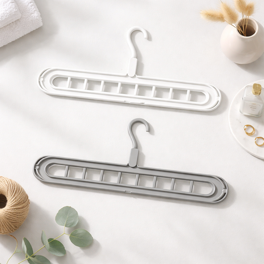 Hangerise™ — Le cintre pliable 9-en-1