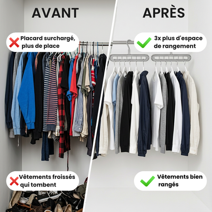 Hangerise™ — Pack de 3 cintres